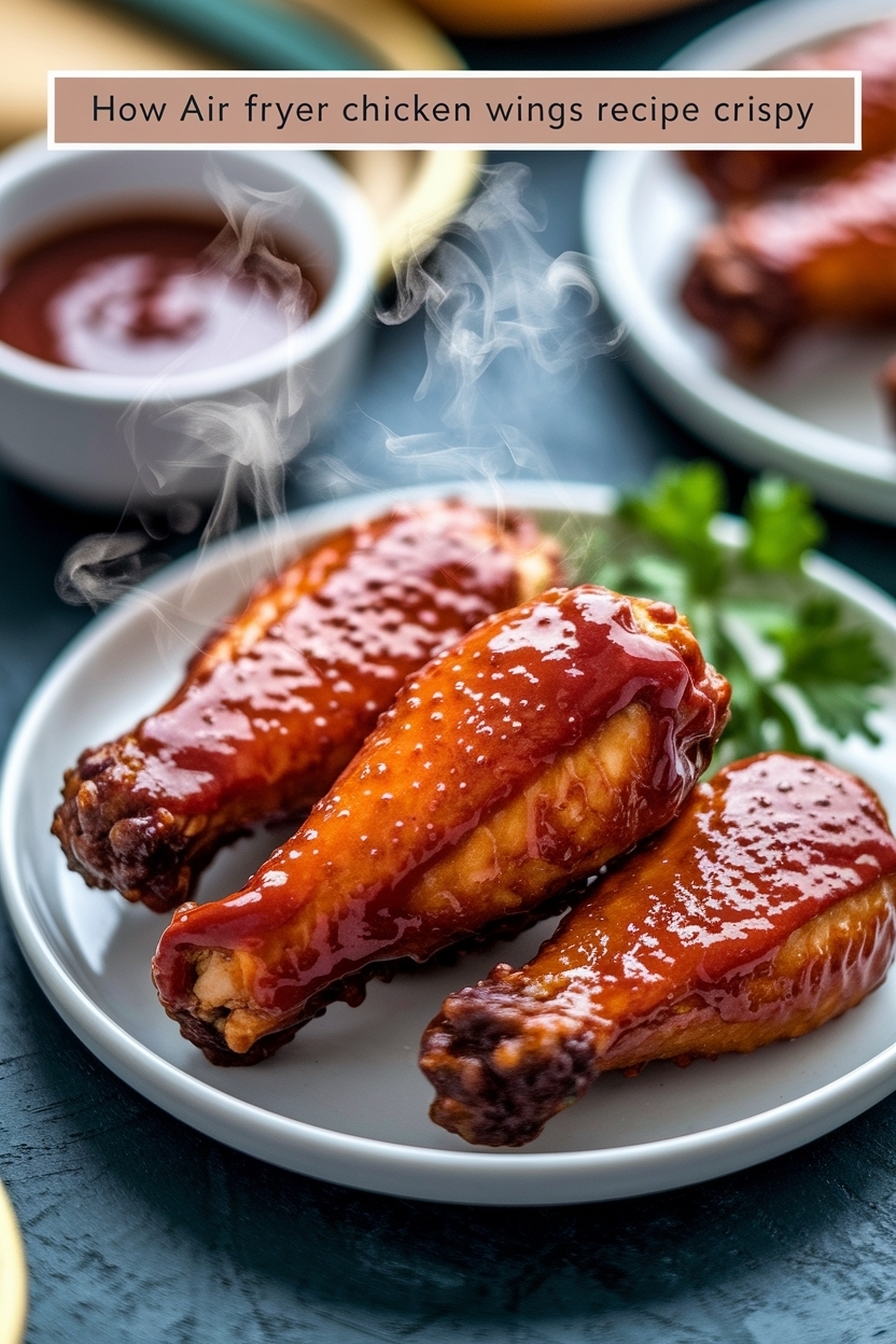 air fryer chicken wings recipe crispy