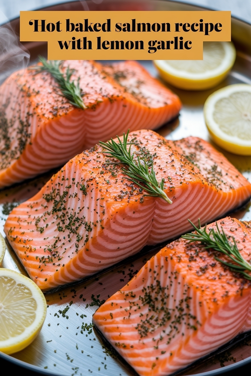 baked salmon recipe with lemon garlic