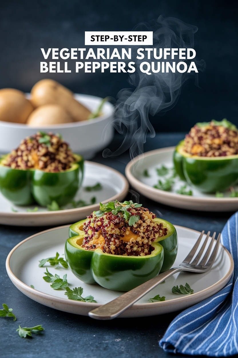 vegetarian stuffed bell peppers quinoa