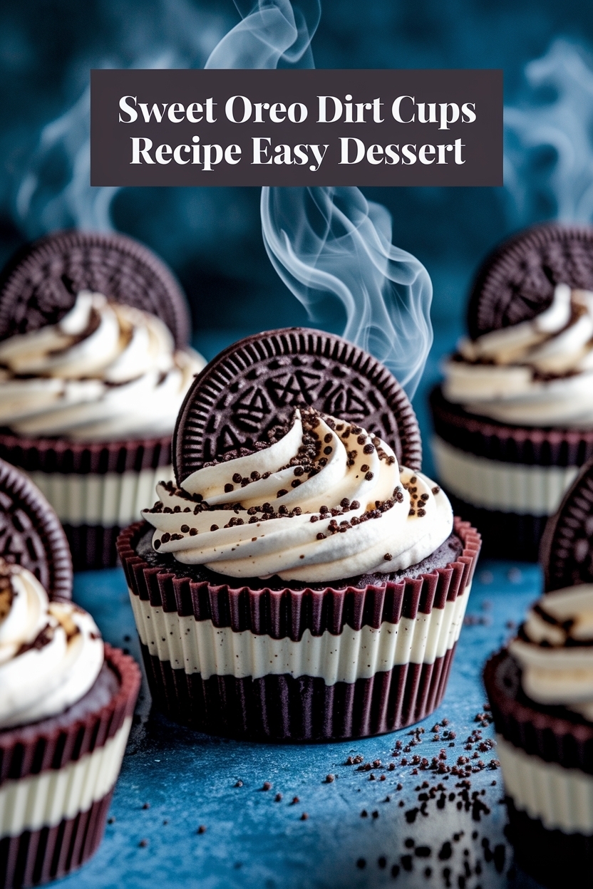 oreo dirt cups recipe easy dessert