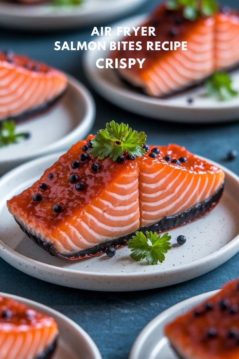 air fryer salmon bites recipe crispy