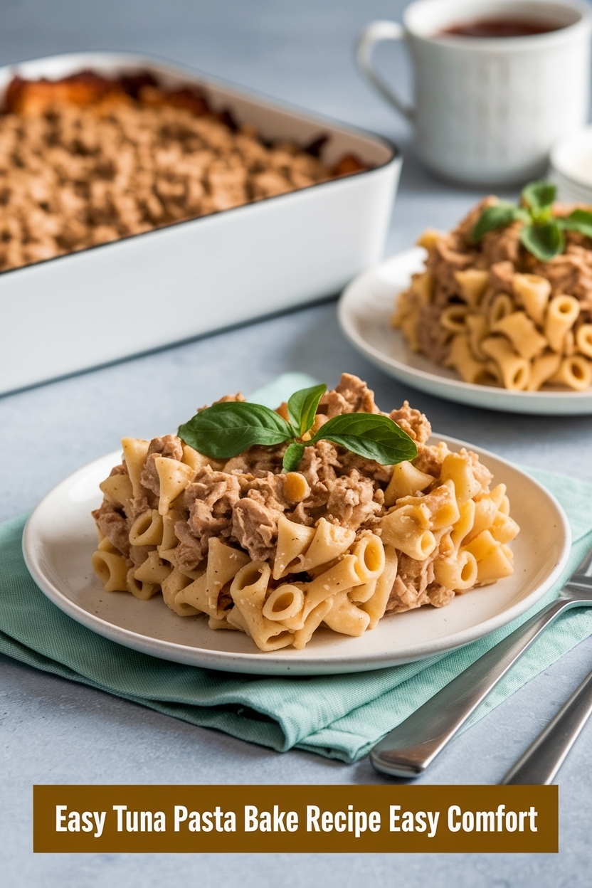 tuna pasta bake recipe easy comfort