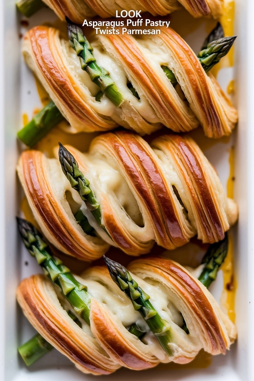asparagus puff pastry twists parmesan