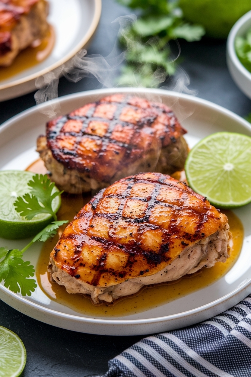 grilled chicken thighs cilantro lime