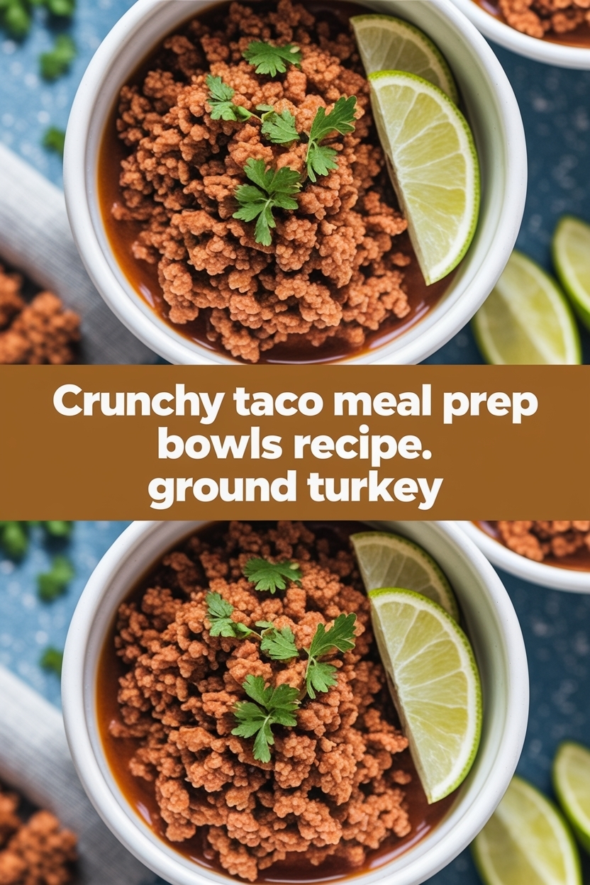 taco meal prep bowls recipe ground turkey