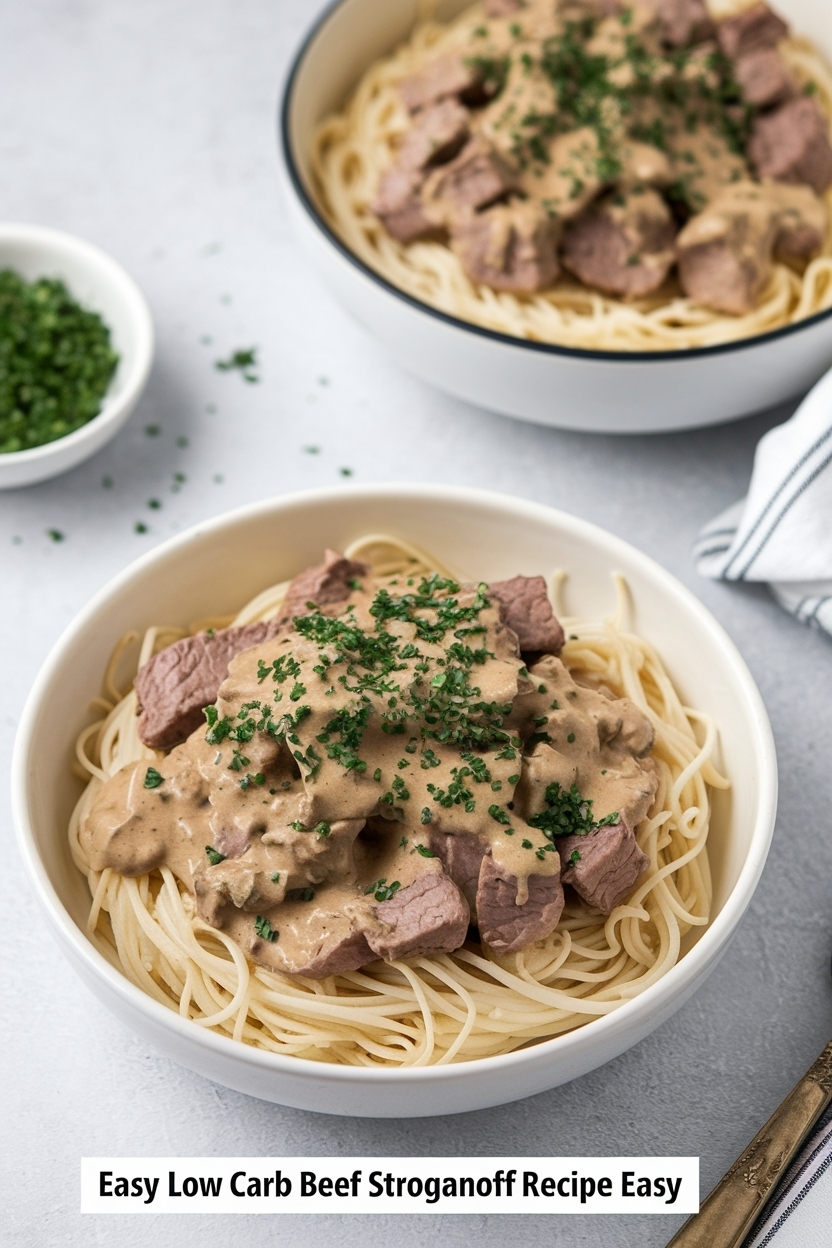 low carb beef stroganoff recipe easy