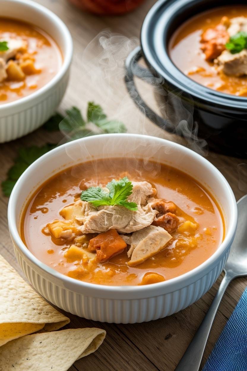 crockpot chicken tortilla soup recipe