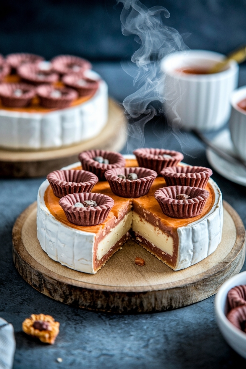 baked brie board with rosé galentines