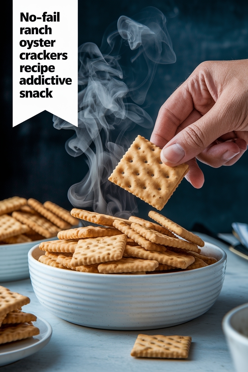 ranch oyster crackers recipe addictive snack