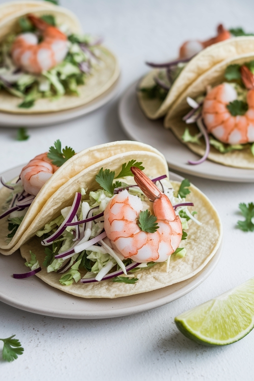 shrimp tacos recipe easy with slaw