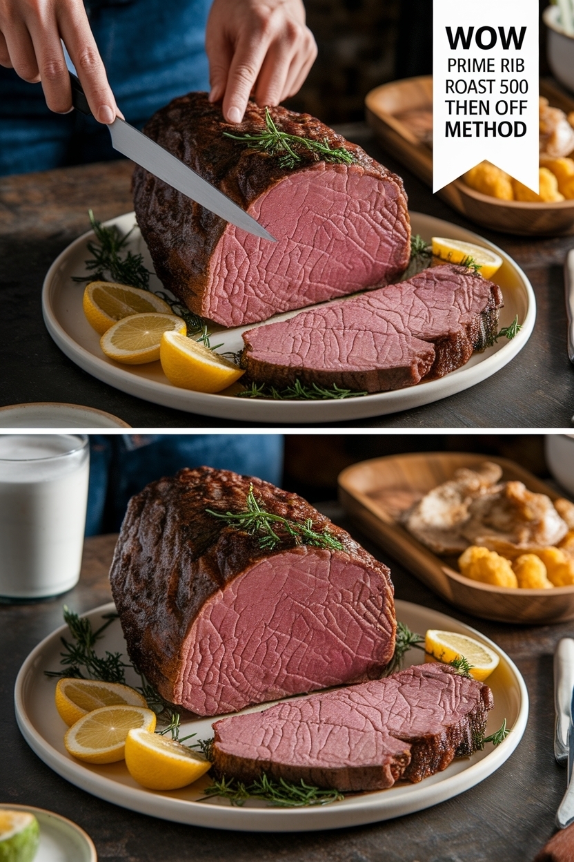 prime rib roast 500 rule then off method