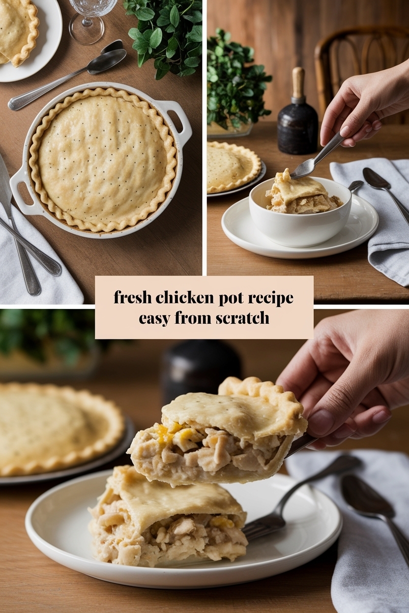 chicken pot pie recipe easy from scratch