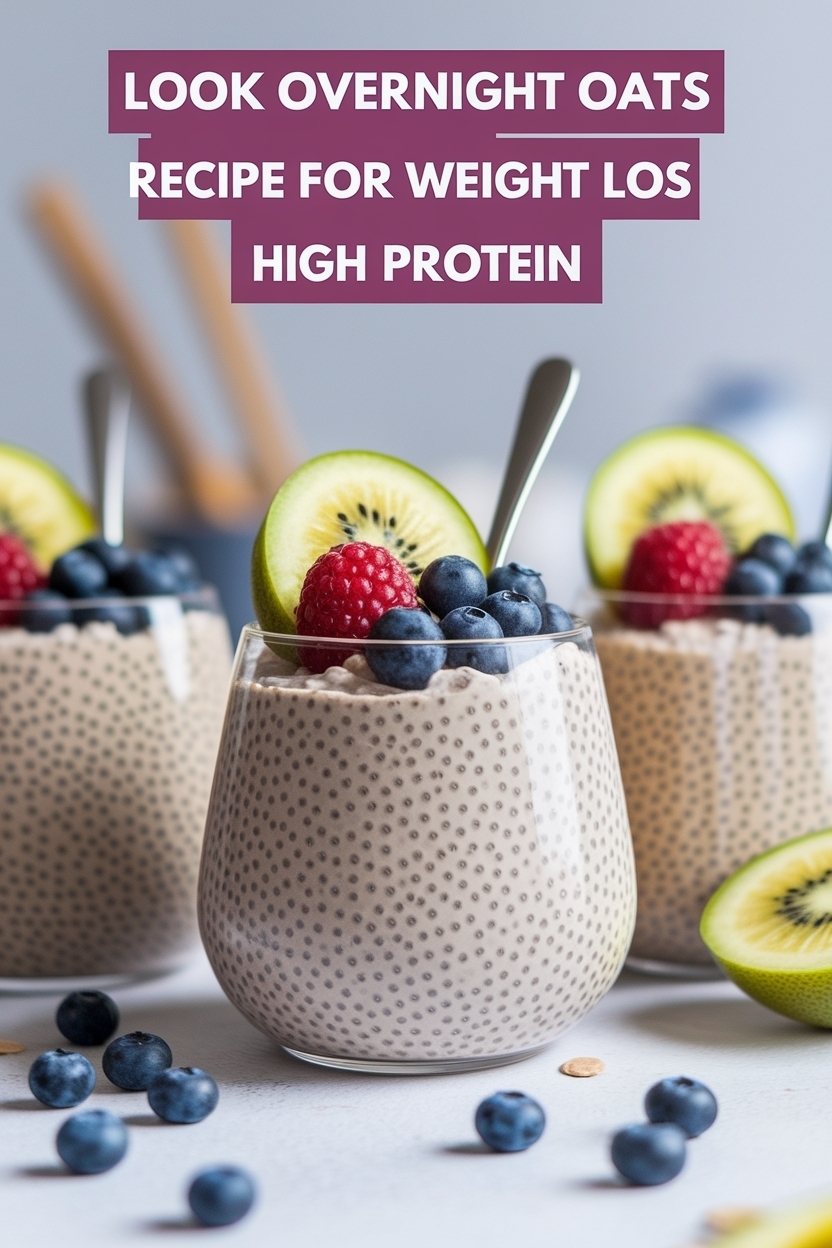 overnight oats recipe for weight loss high protein