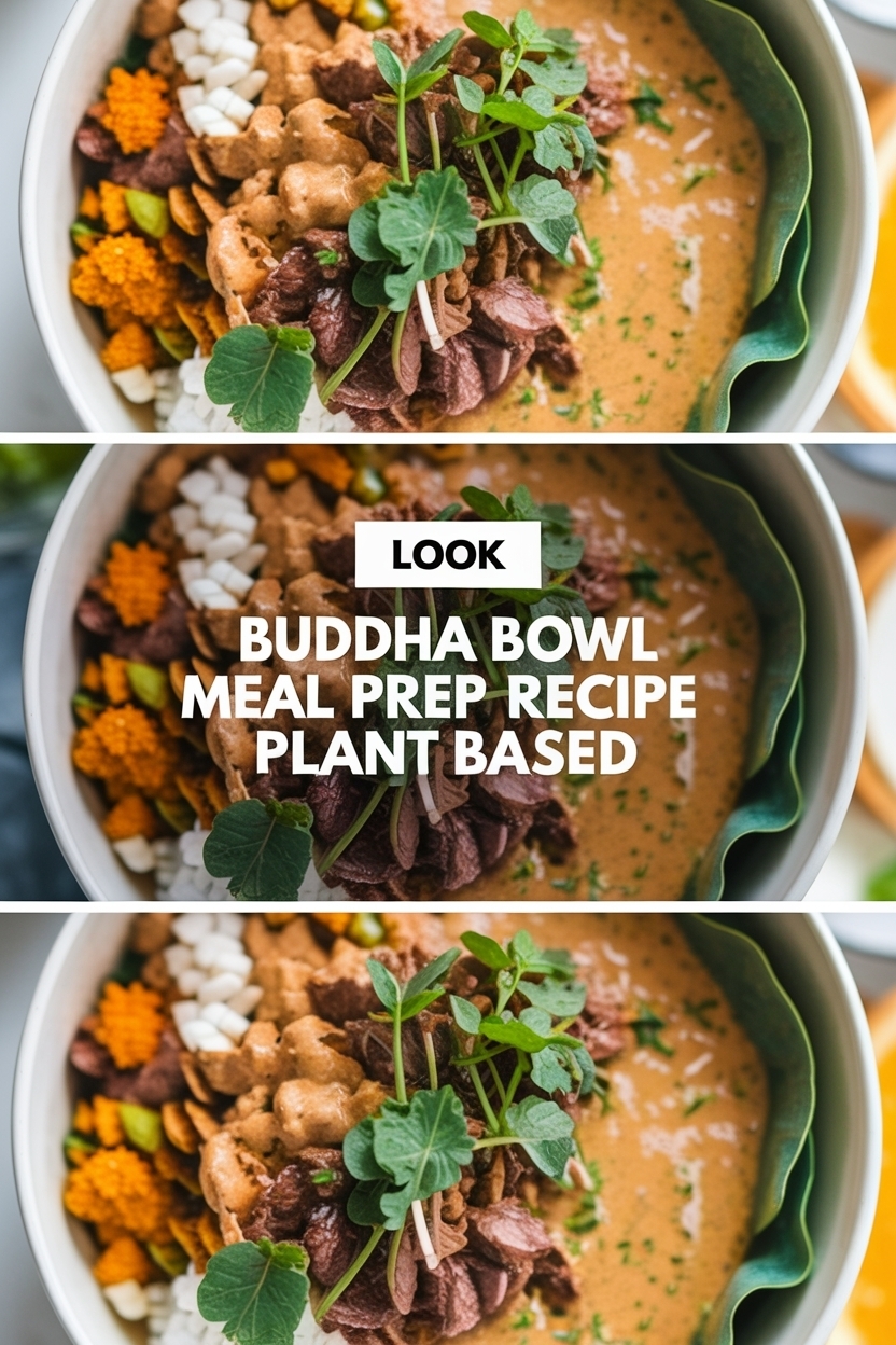 buddha bowl meal prep recipe plant based