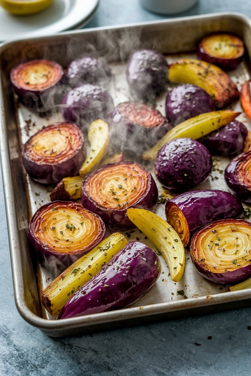 roasted vegetables recipe sheet pan