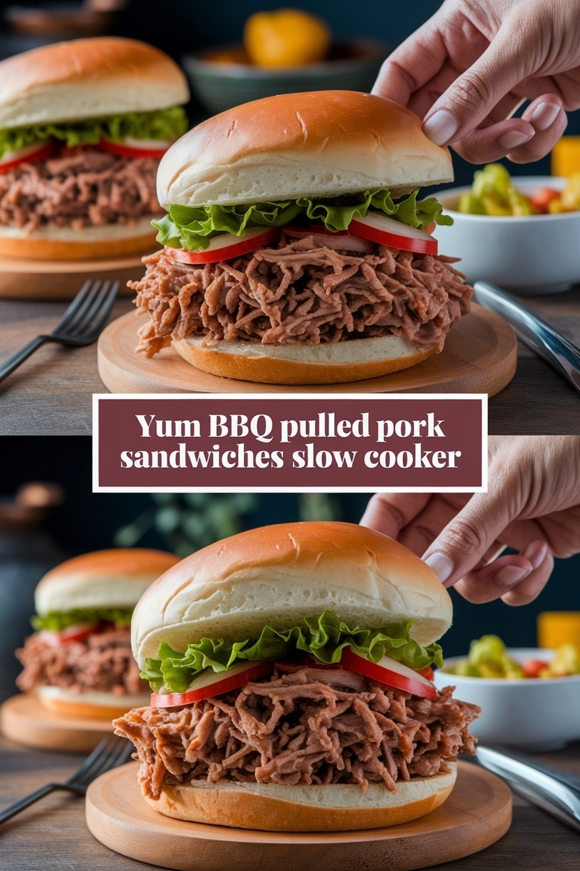 bbq pulled pork sandwiches slow cooker