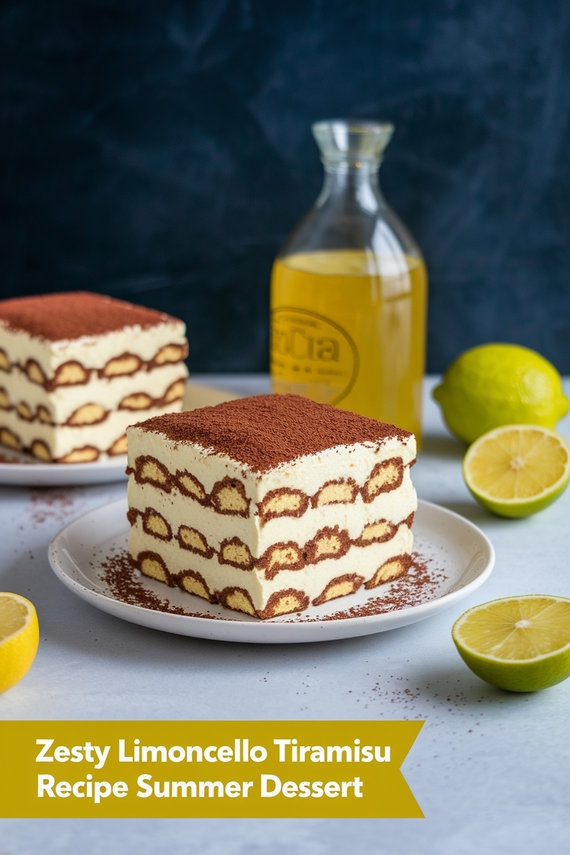 limoncello tiramisu recipe summer dessert