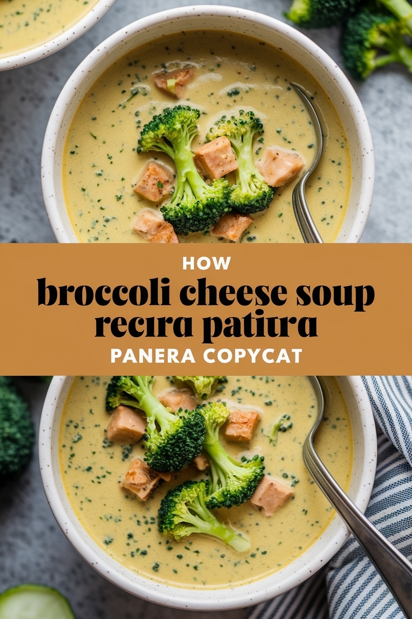 broccoli cheese soup recipe panera copycat
