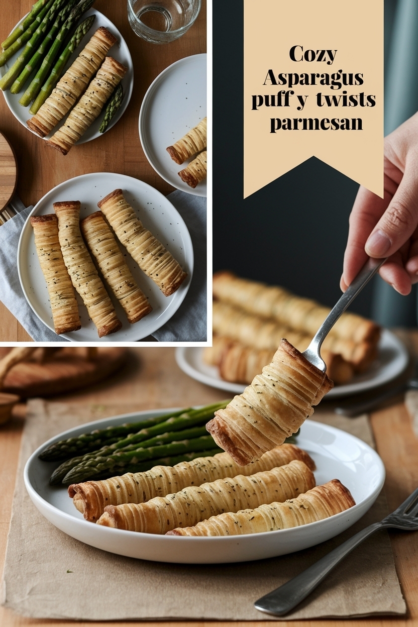 asparagus puff pastry twists parmesan