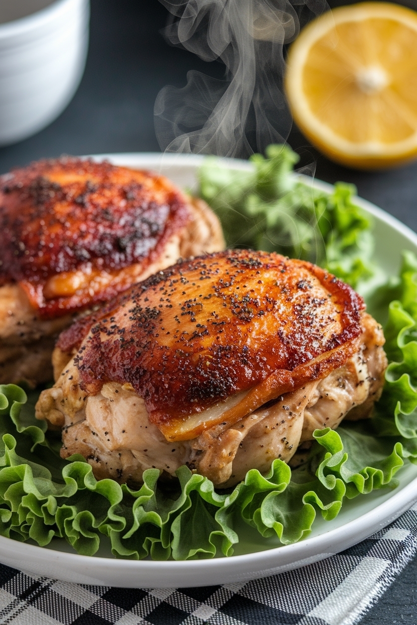 keto chicken thighs recipe crispy skin