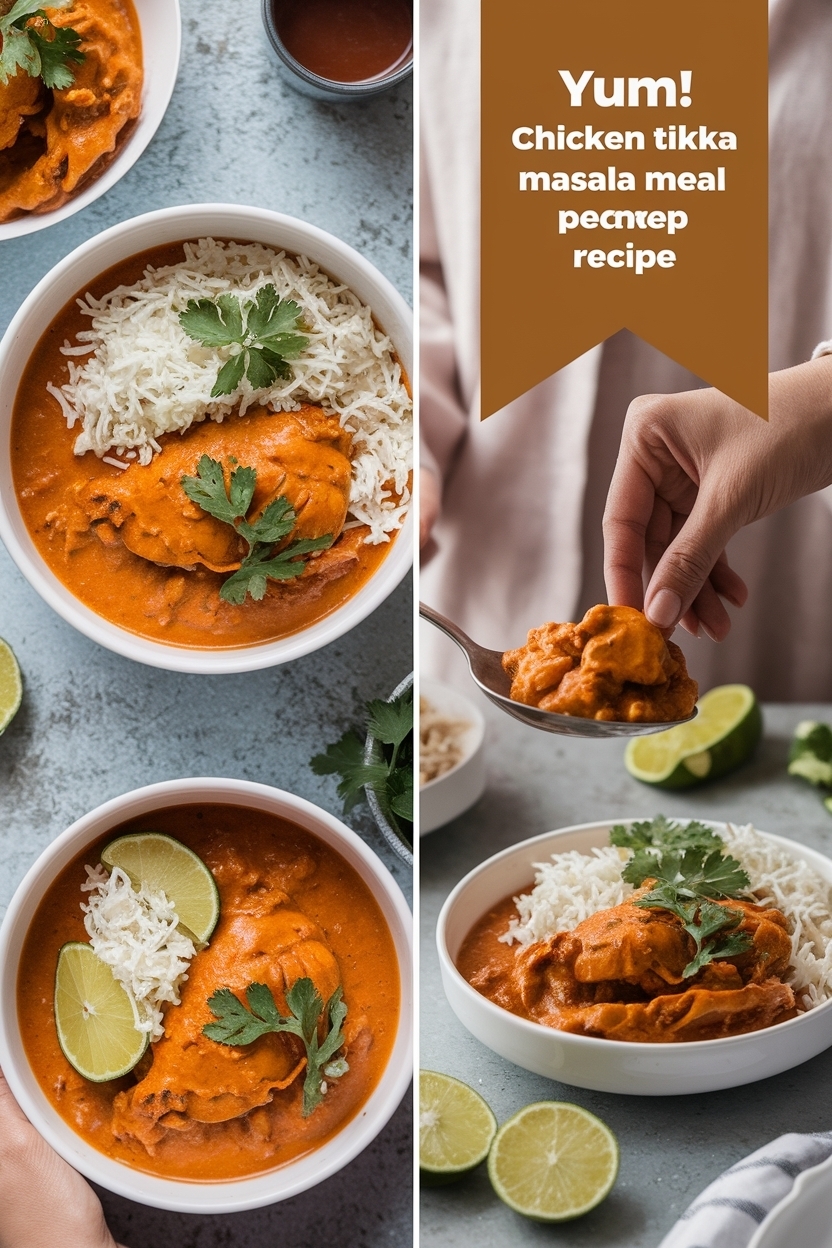 chicken tikka masala meal prep recipe