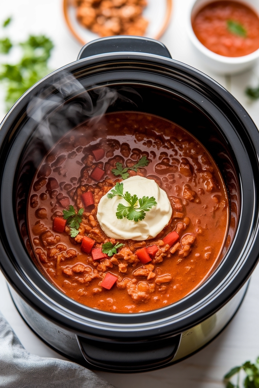 vegetarian chili recipe slow cooker