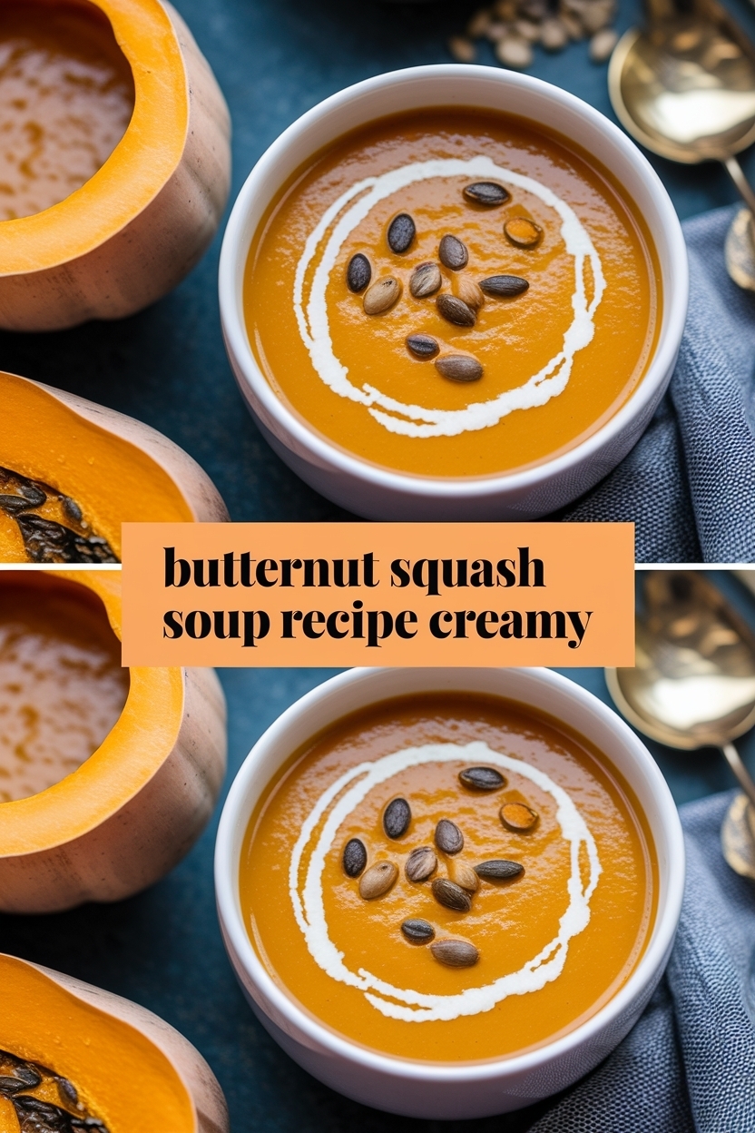 butternut squash soup recipe creamy