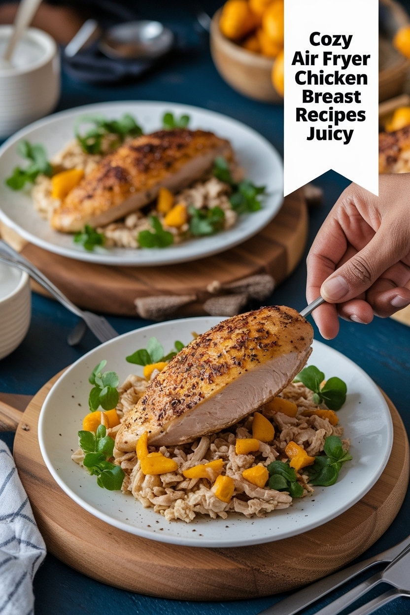 air fryer chicken breast recipes juicy