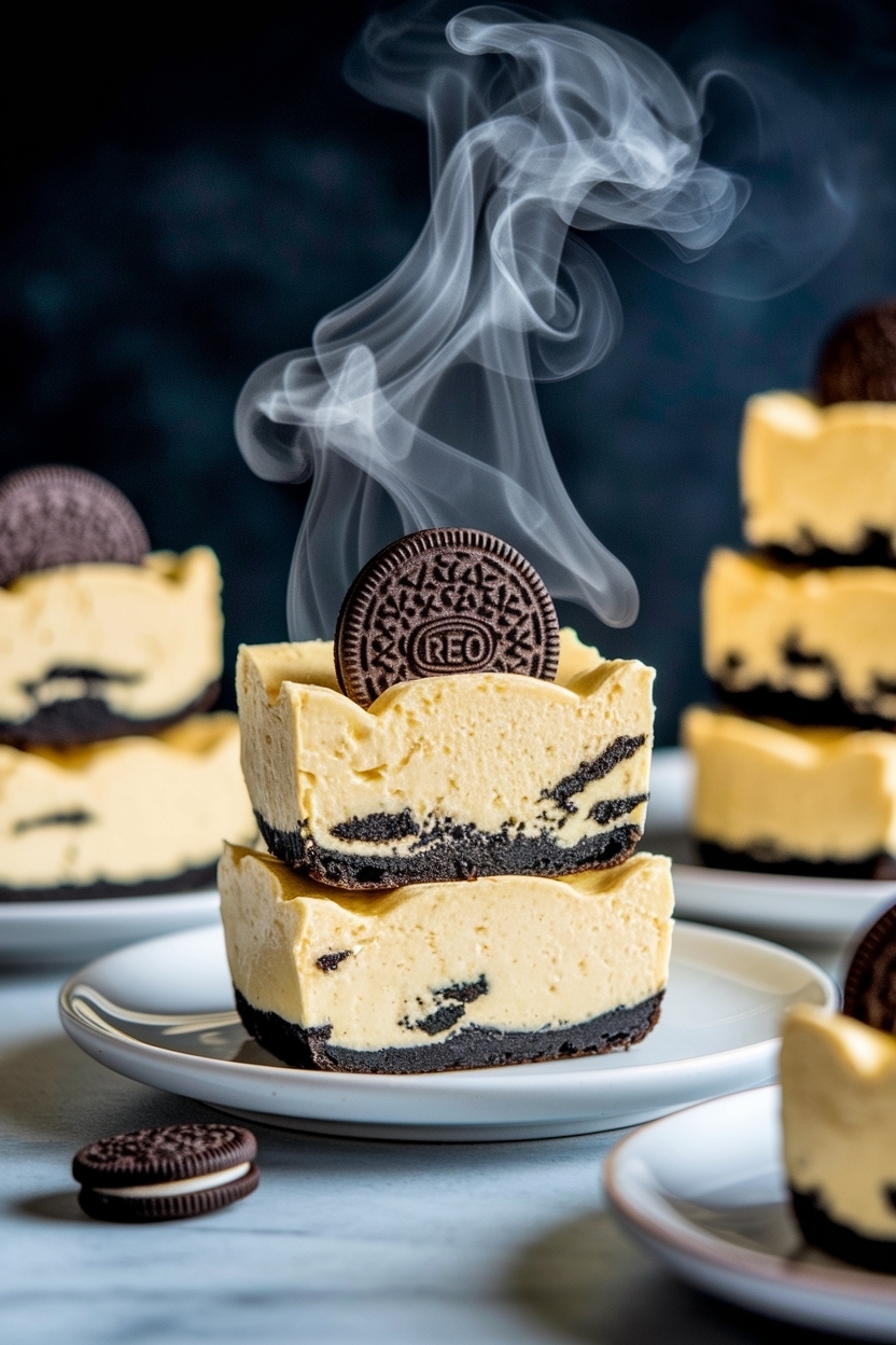 no bake cheesecake bites recipe oreo crust