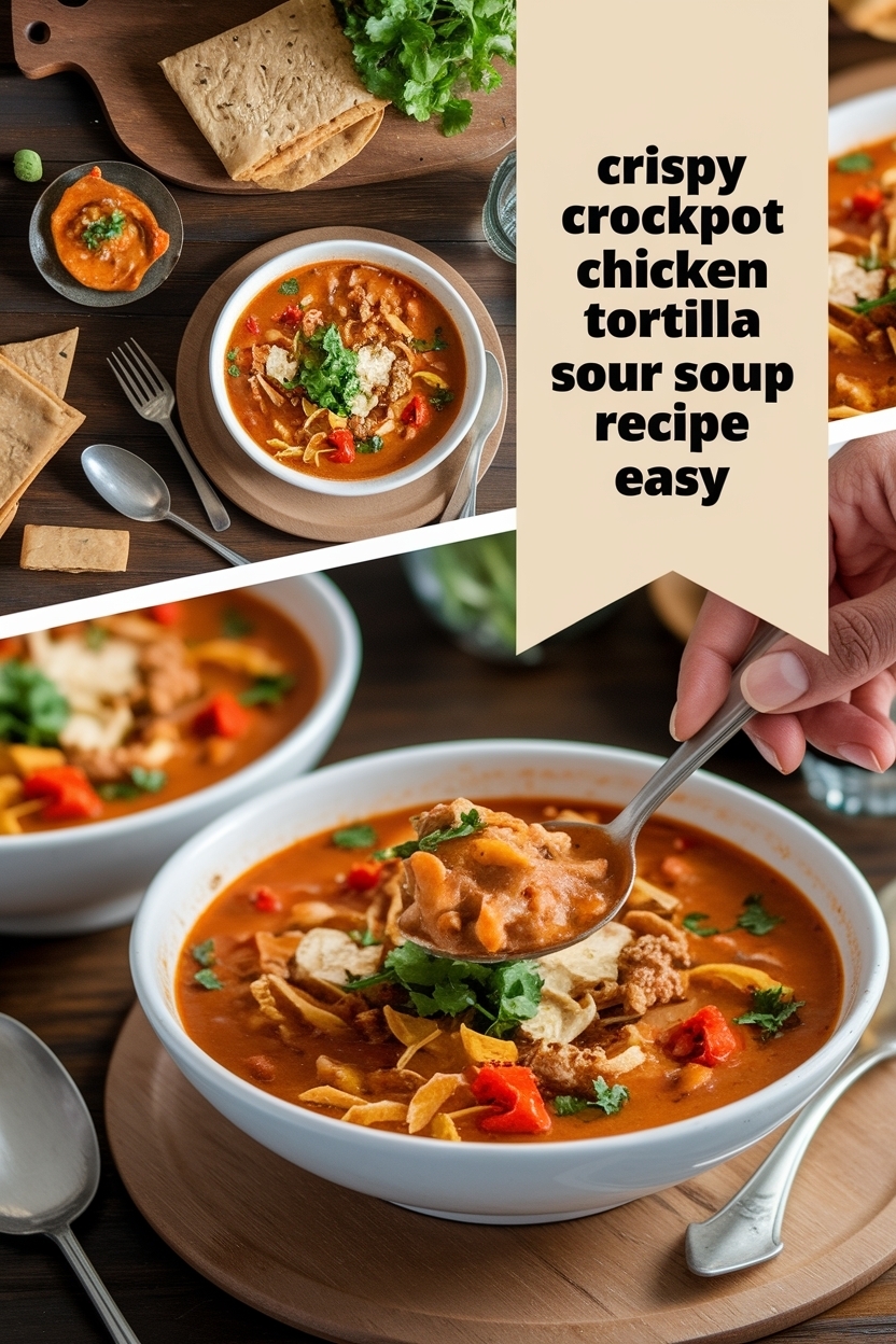 crockpot chicken tortilla soup recipe easy