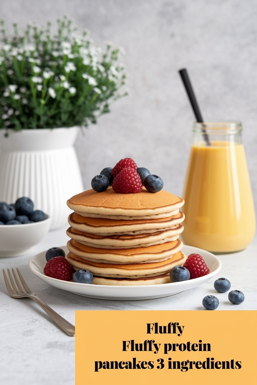 fluffy protein pancakes 3 ingredients