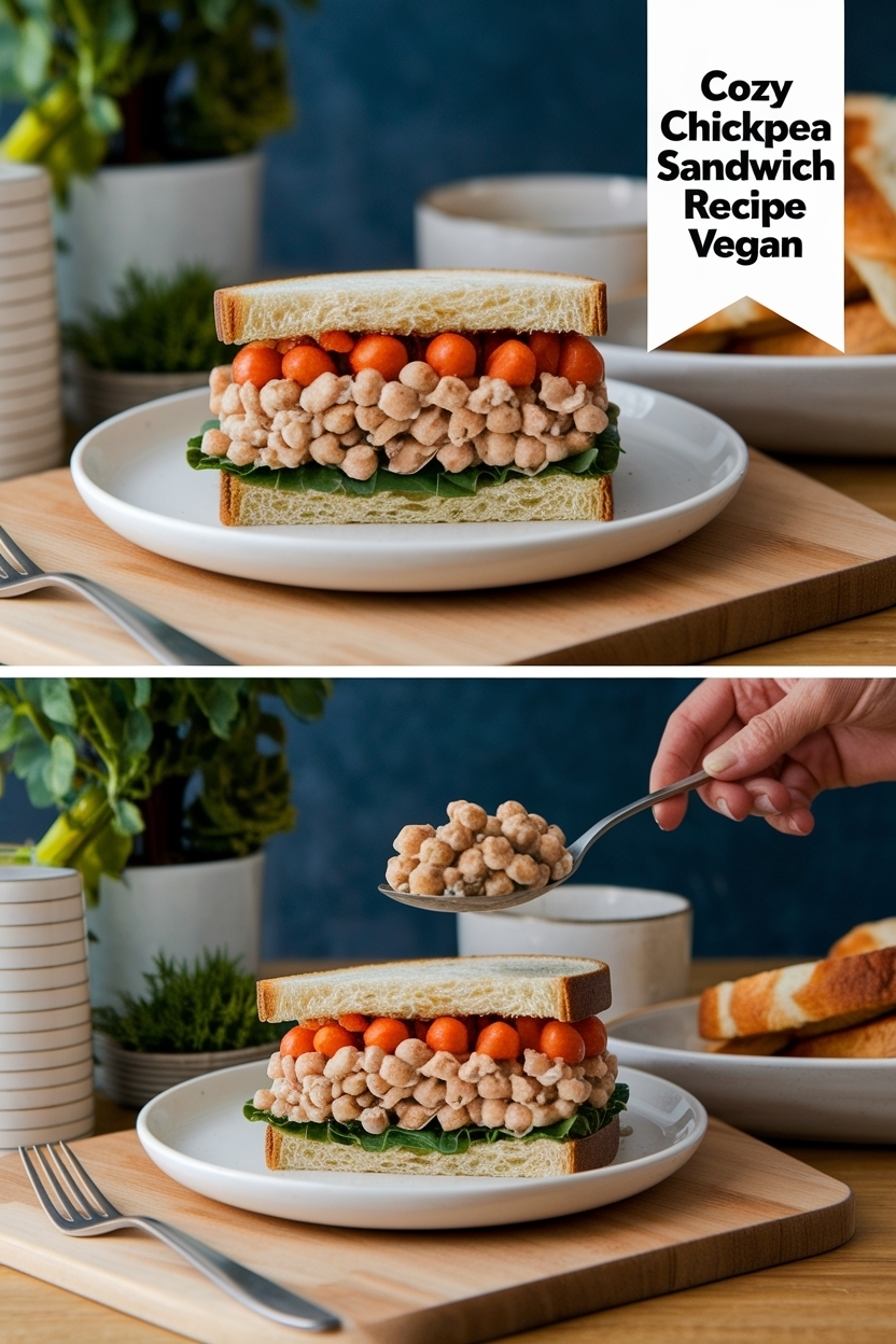 chickpea salad sandwich recipe vegan
