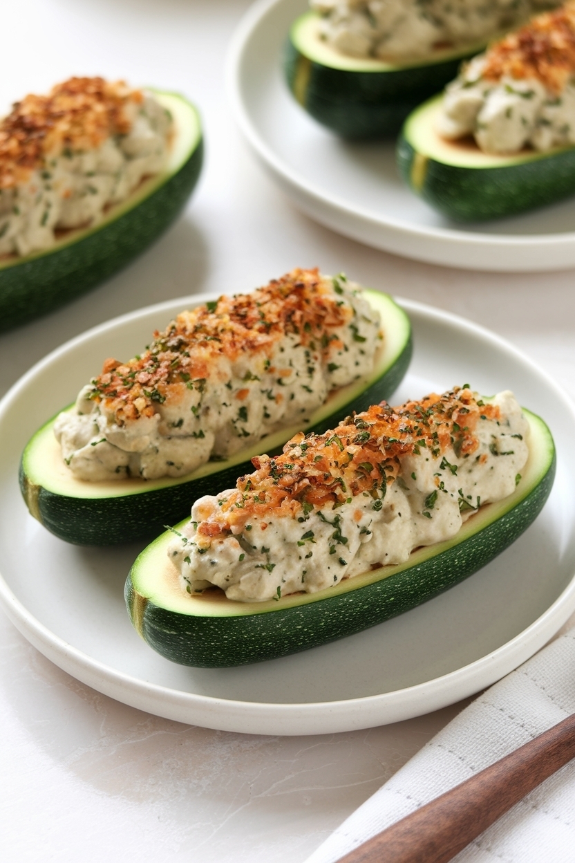 zucchini boats recipe keto stuffed