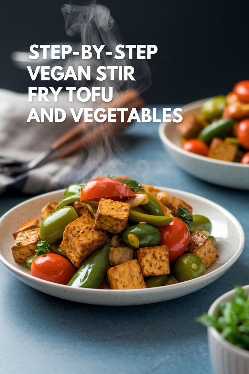 vegan stir fry tofu and vegetables