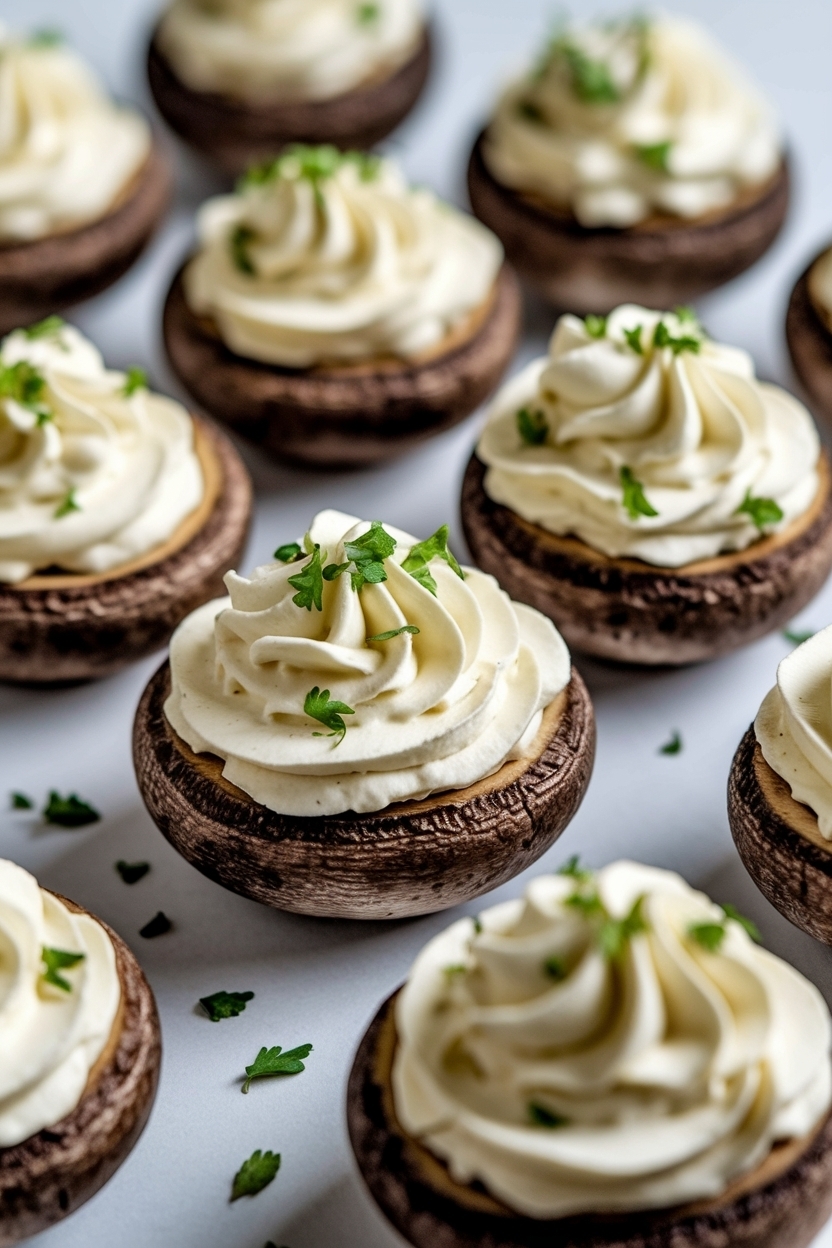 stuffed mushrooms recipe cream cheese garlic