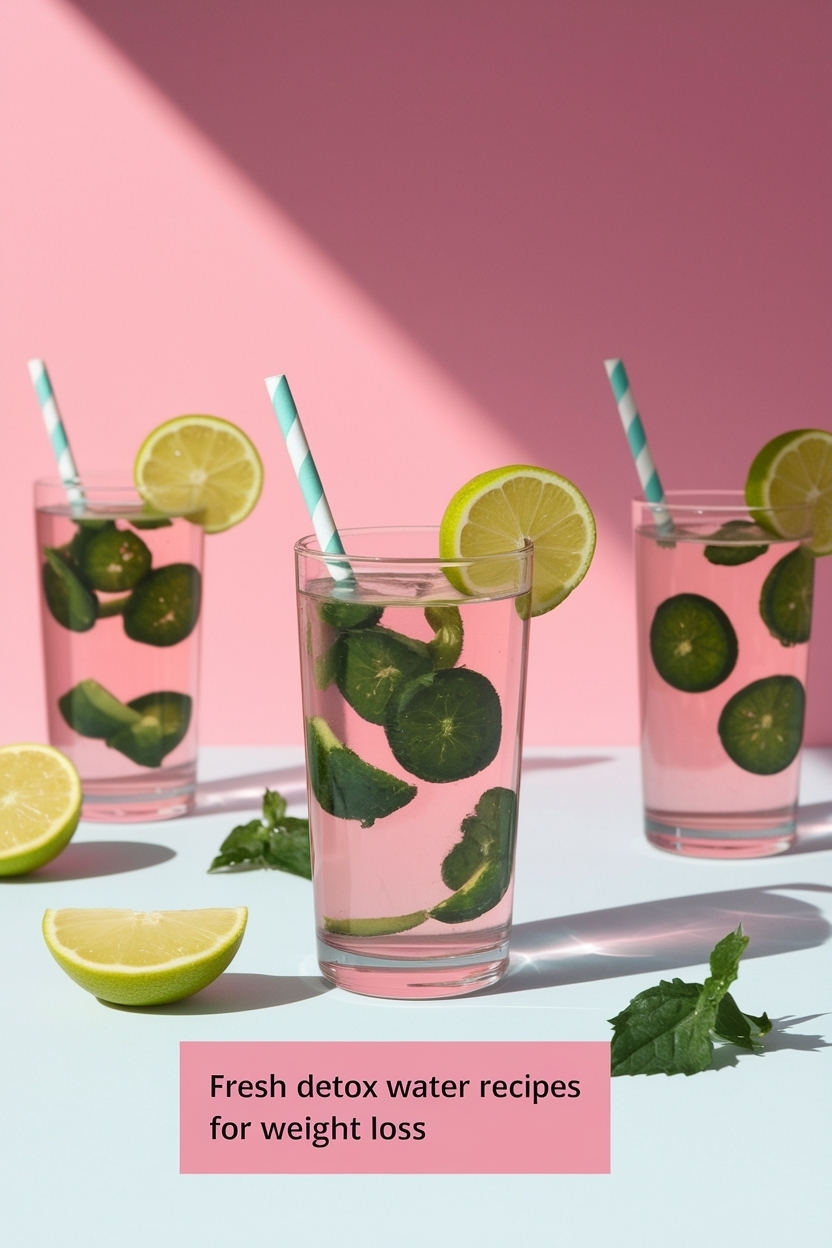 detox water recipes for weight loss