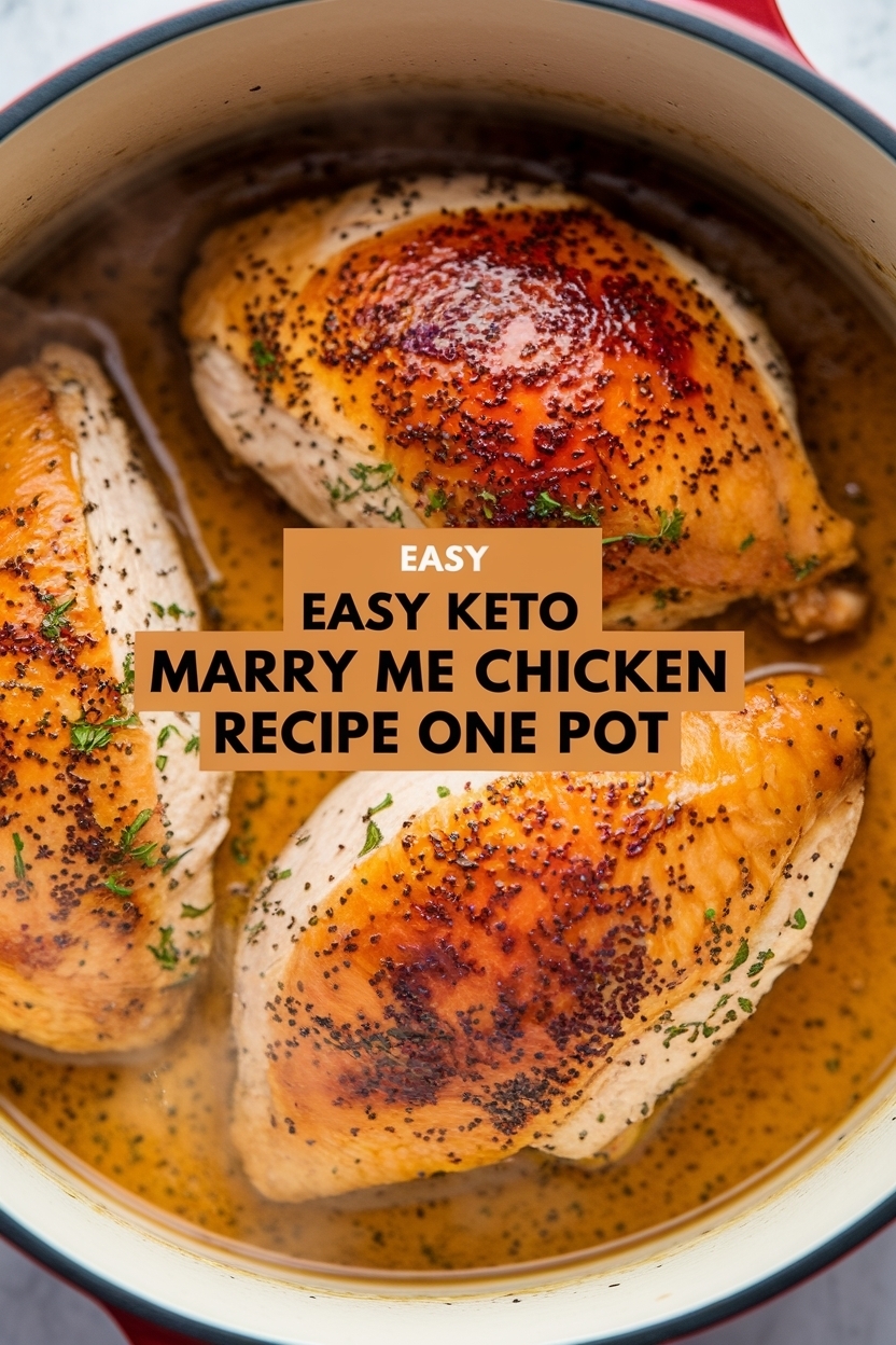 keto marry me chicken recipe one pot