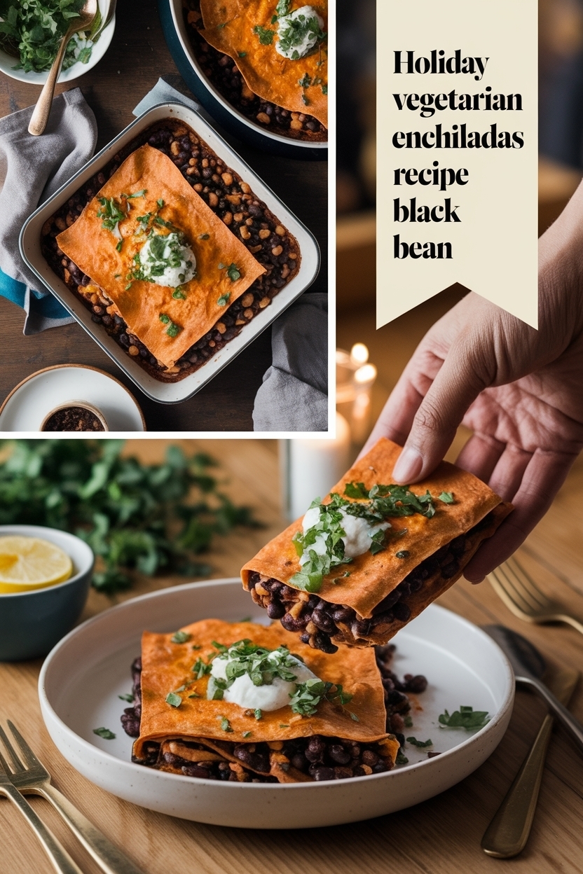 vegetarian enchiladas recipe black bean