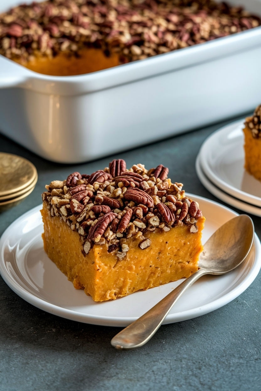 sweet potato casserole pecan streusel