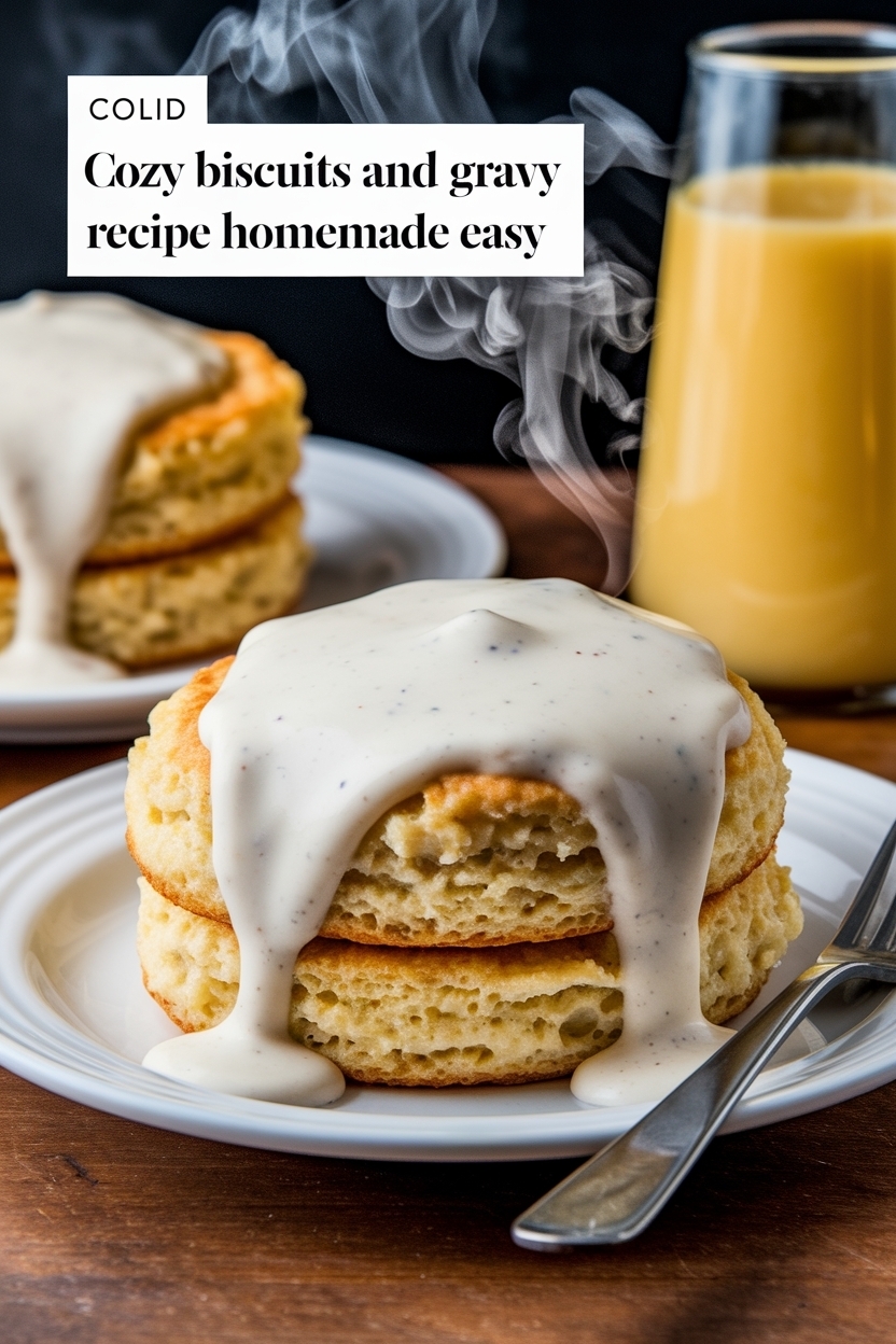 biscuits and gravy recipe homemade easy