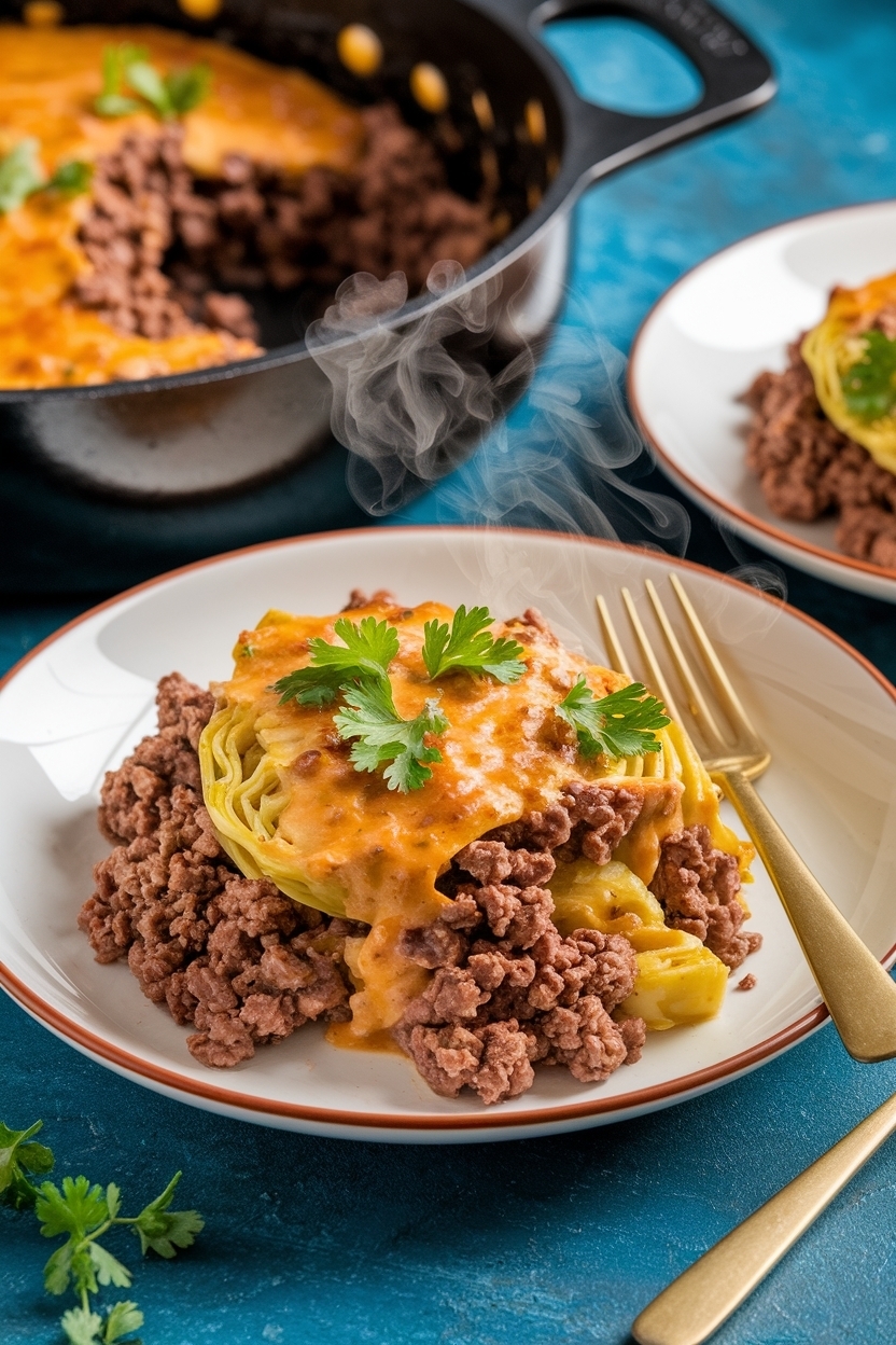 cabbage casserole recipe keto ground beef