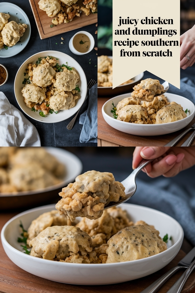 chicken and dumplings recipe southern from scratch
