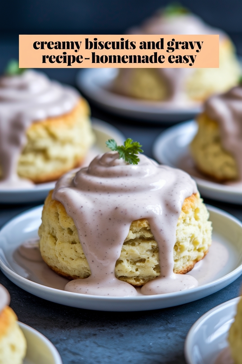 biscuits and gravy recipe homemade easy