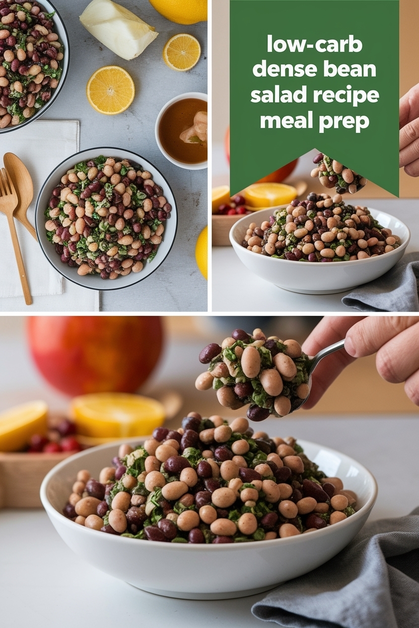 dense bean salad recipe meal prep