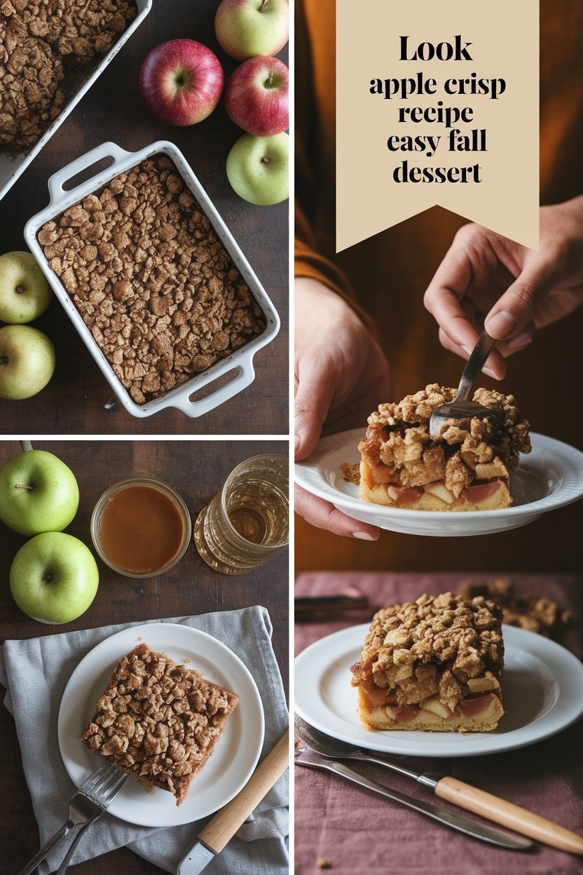 apple crisp recipe easy fall dessert