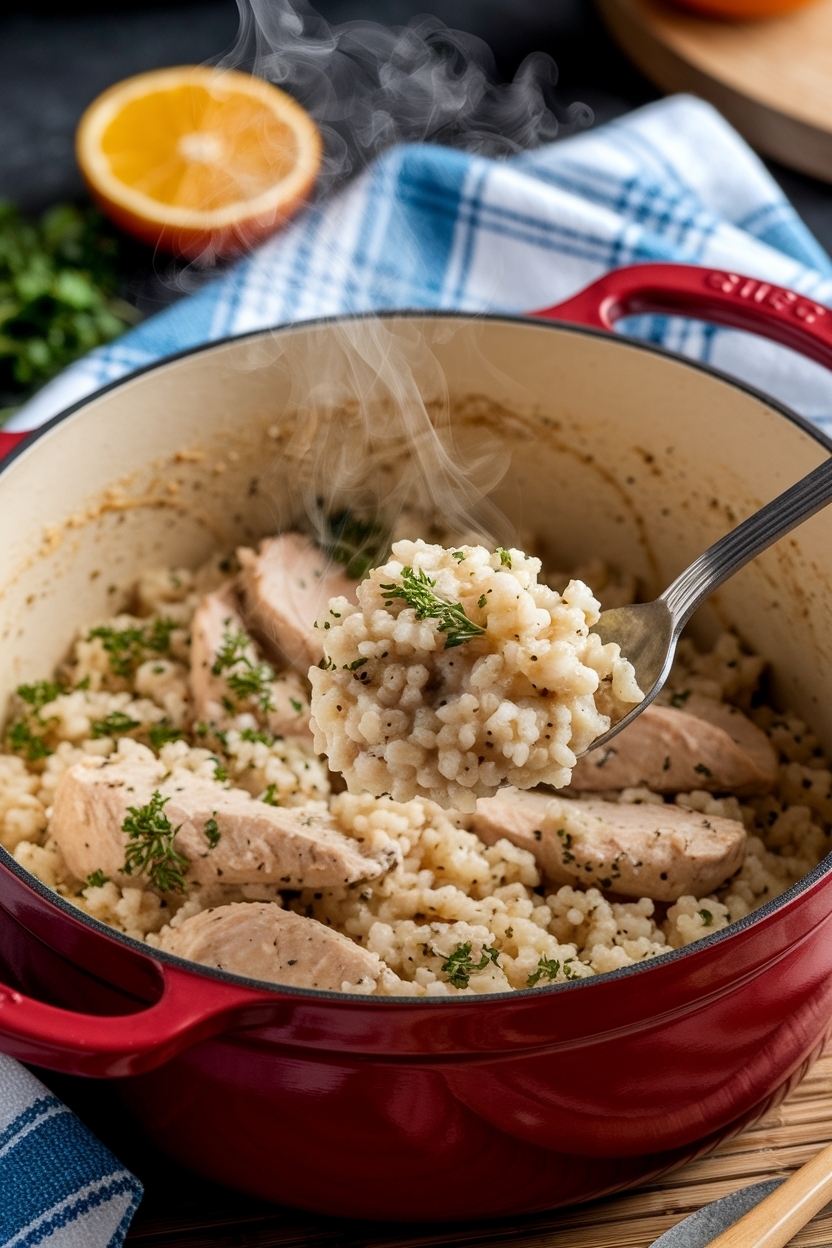 one pot chicken and rice recipe creamy