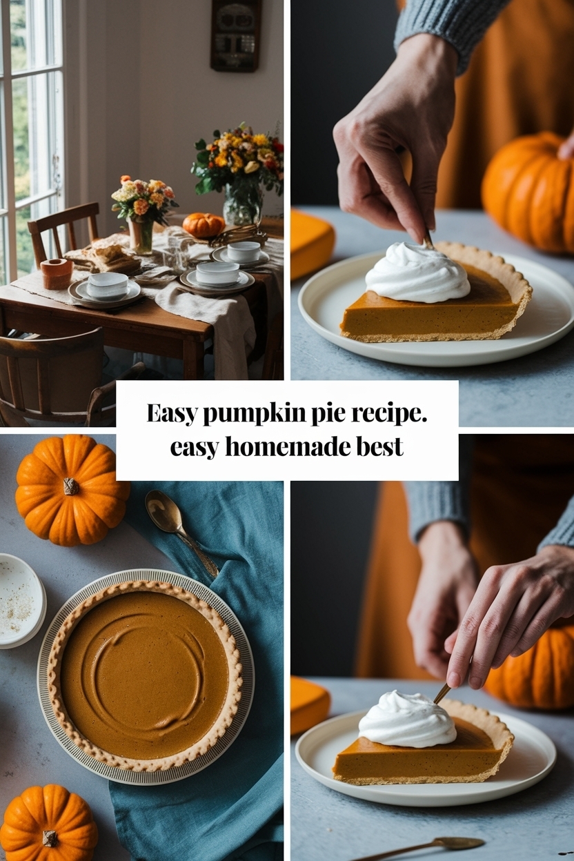 pumpkin pie recipe easy homemade best