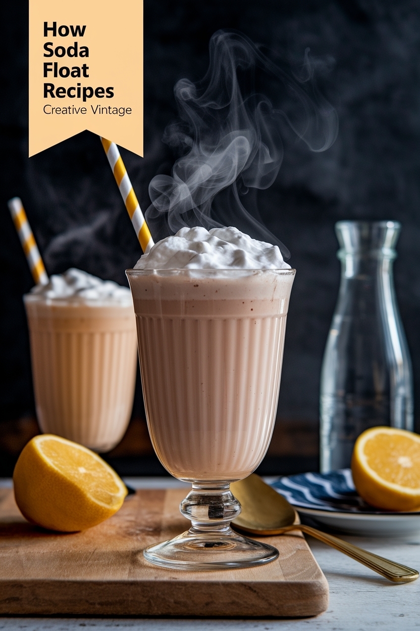 soda float recipes creative vintage