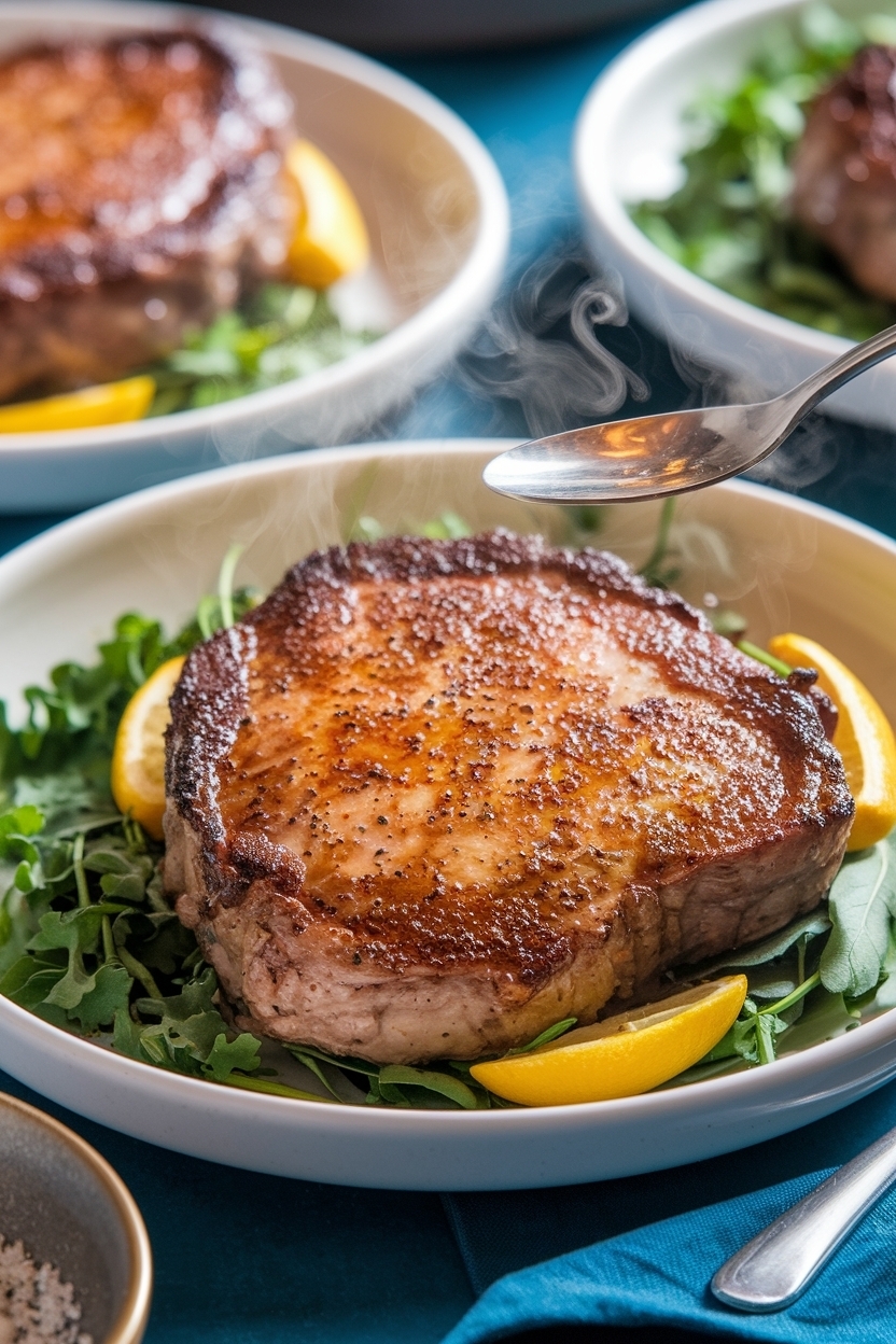 air fryer pork chops recipe juicy