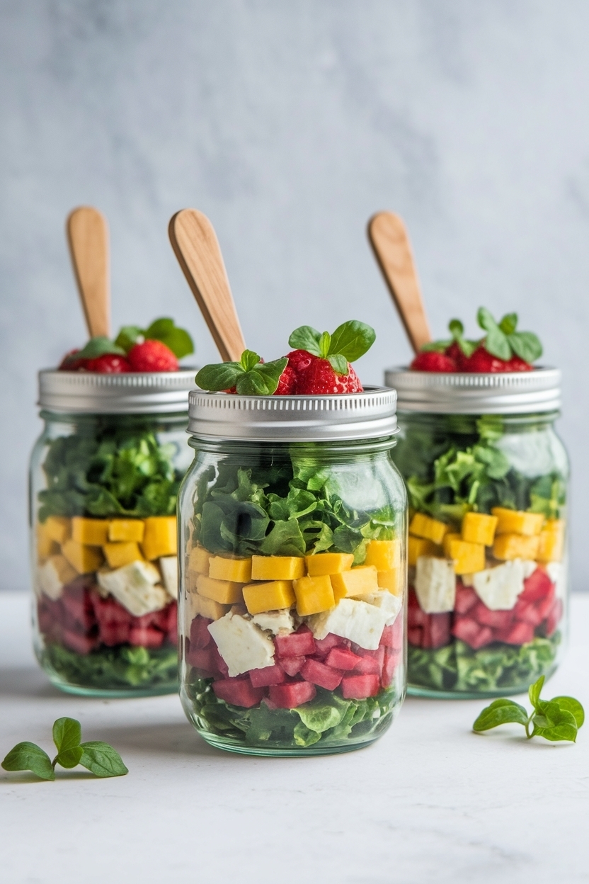mason jar salad recipes meal prep healthy